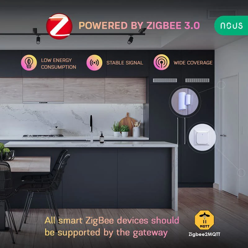 Nous E3 Zigbee Smart Door and Window Sensor