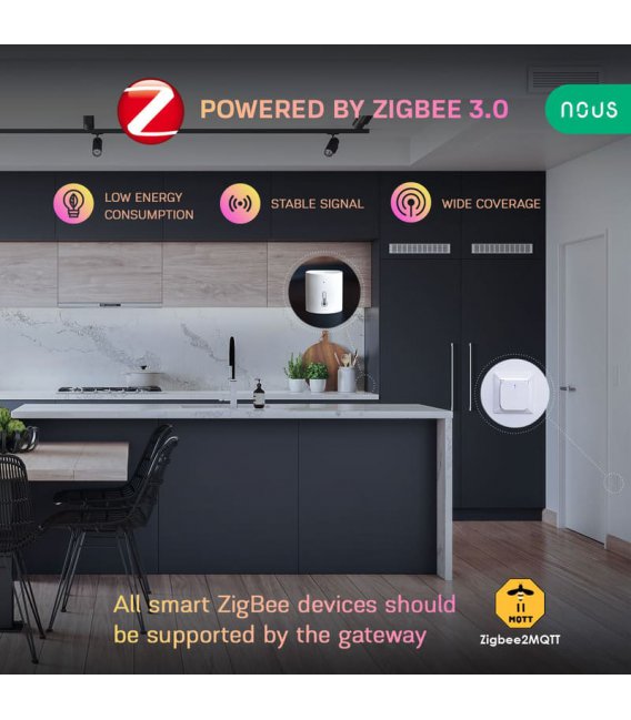Nous E5 Zigbee Smart Teplotní a Vlhkostní Senzor