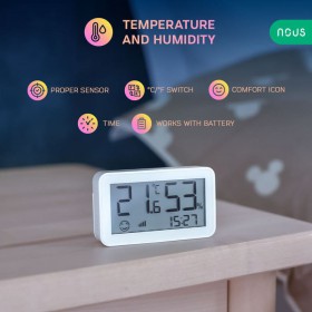 Nous E6 LCD Zigbee Smart Temperature and Humidity Sensor