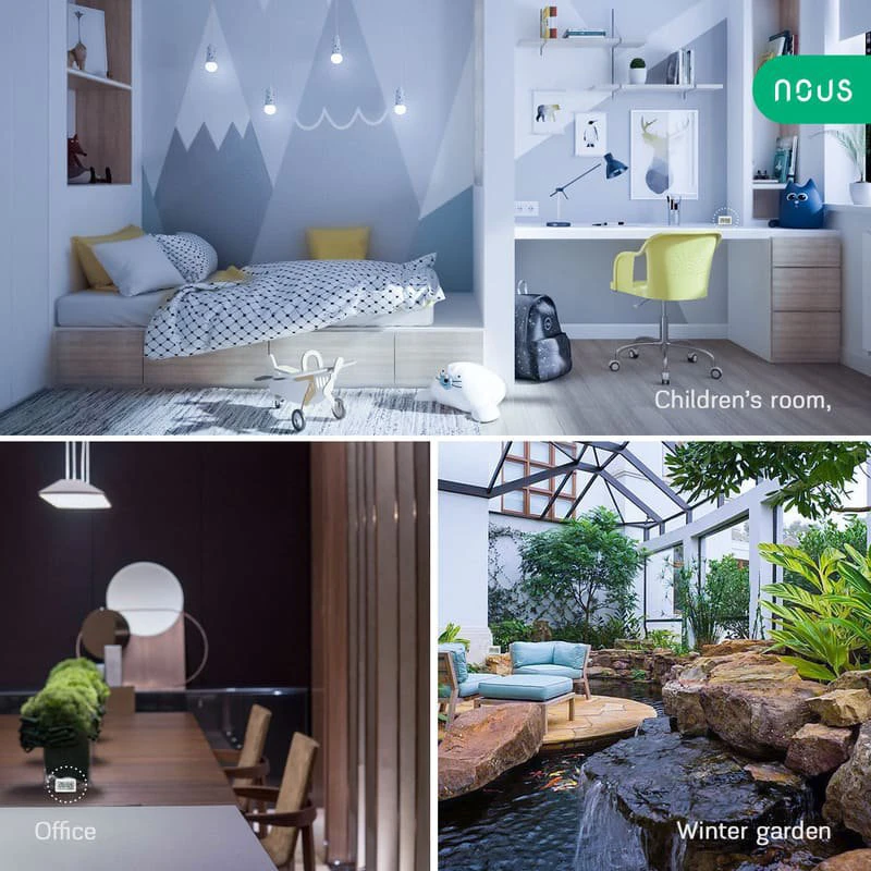 Nous E6 LCD Zigbee Smart Temperature and Humidity Sensor