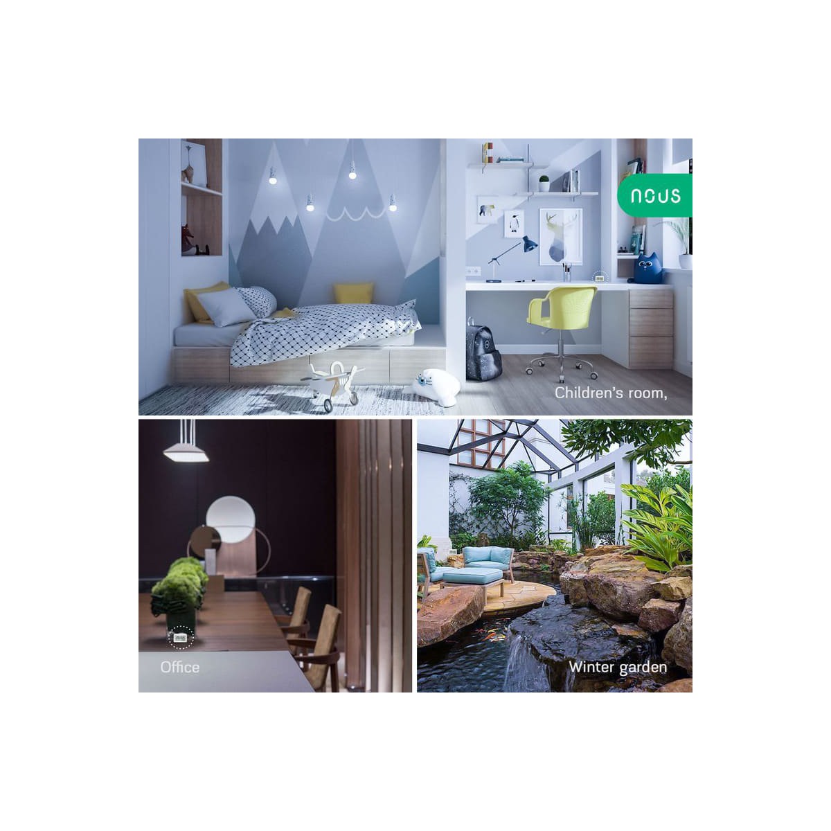 Nous E6 LCD Zigbee Smart Temperature and Humidity Sensor