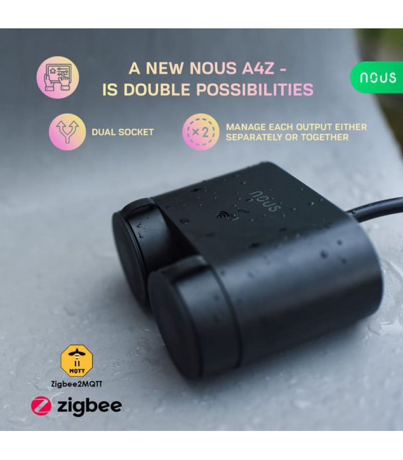 Nous A4Z Zigbee Outdoor Smart Socket
