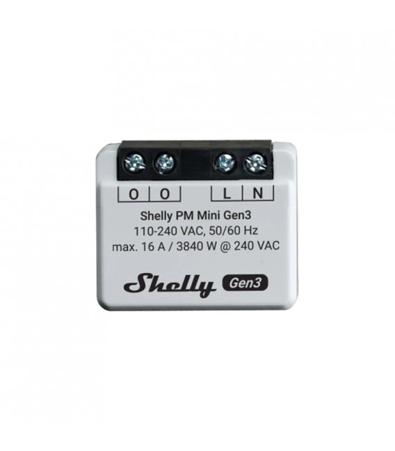 Shelly PM Mini Gen3 - power meter module up to 16A (WiFi, Bluetooth)