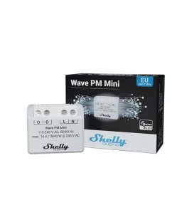Shelly Qubino Wave PM Mini - modul na meranie spotreby do 16A (Z-Wave)