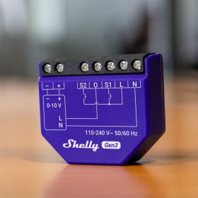 Shelly Dimmer 0/1-10V PM Gen3 - dimming module (WiFi)