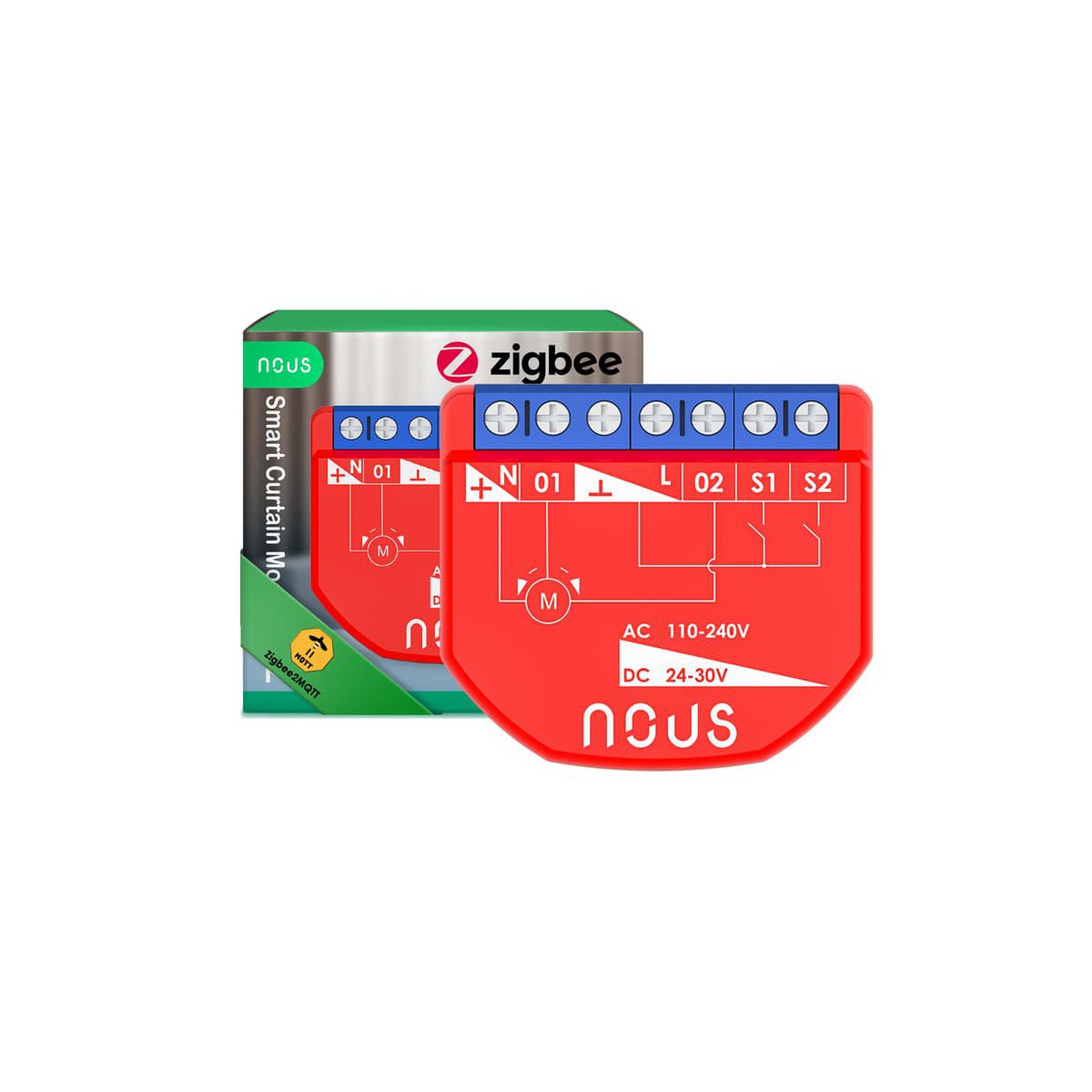 Nous B4Z ZigBee Smart Curtain module