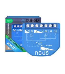 Nous B3T WiFi Tasmota Switch Module (2 channel with PM) / Curtain Module (1 channel, ESP32)