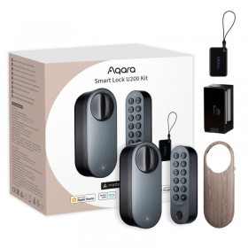 AQARA Smart Lock U200 Kit (Rev 2025), Čierny - Smart Zámok