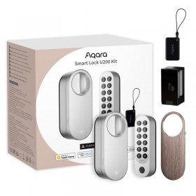 AQARA Smart Lock U200 Kit (Rev 2025), Strieborný - Smart Zámok