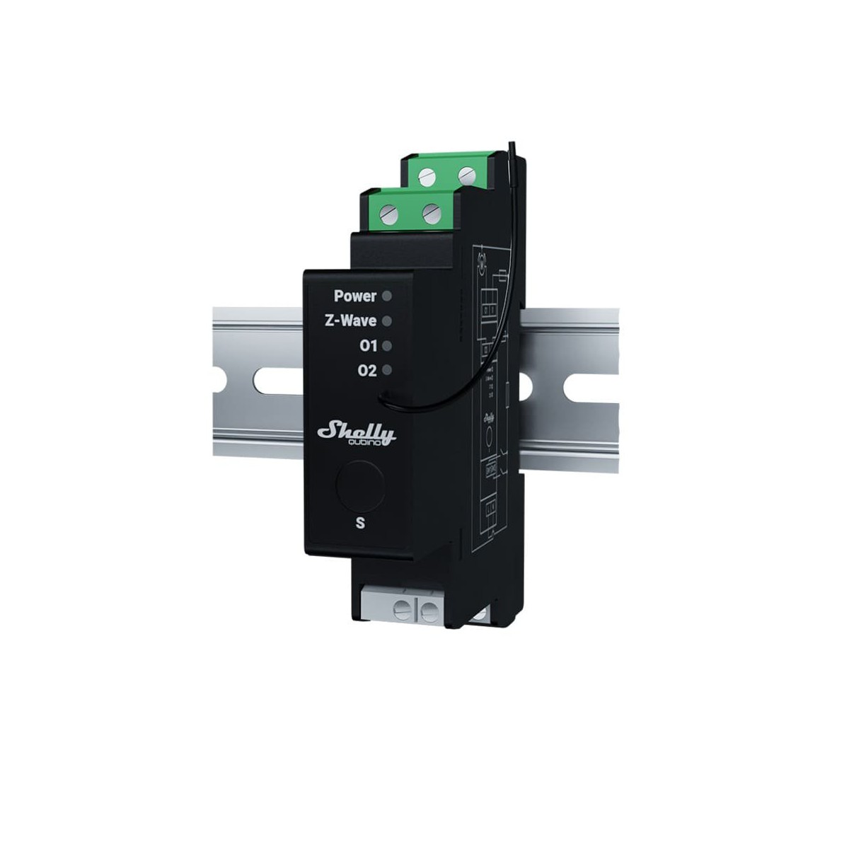Shelly Wave Pro Shutter - žalúziový modul (Z-Wave)