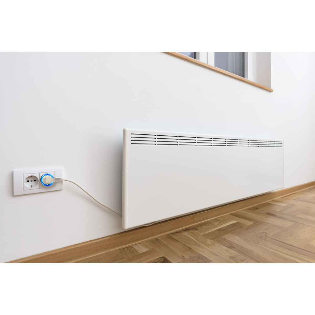 Shelly Plug S Gen3 Biela - inteligentná zásuvka s meraním spotreby (WiFi, Bluetooth, Matter)