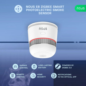 Nous E8 Zigbee Smart Dymový Senzor