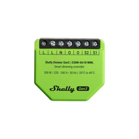 Shelly Dimmer Gen3 - stmievací modul bez potreby neutrálneho vodiča (WiFi)