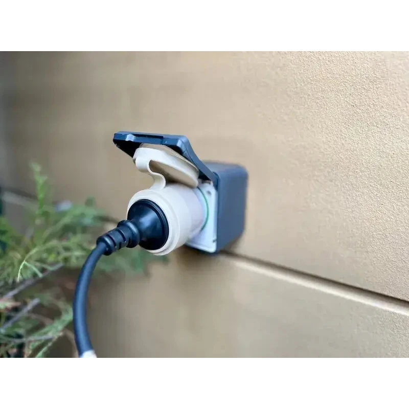 Shelly Outdoor Plug S Gen3 Mocha - vonkajšia zásuvka s meraním spotreby (WiFi, Bluetooth)