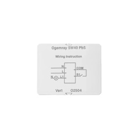 Ogemray Smart relay 25A powered by Shelly (WiFi, Bluetooth)