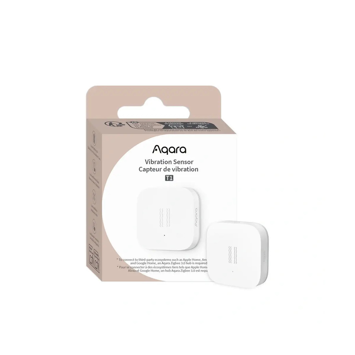 AQARA Vibration Sensor T1 (VB-S01D) - Zigbee 3.0 senzor vibrácií