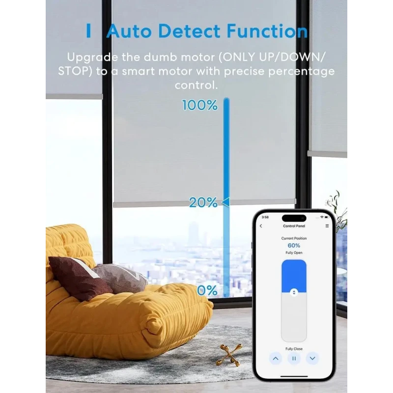 Meross Smart Wi-Fi Žalúziový Vypínač, MRS105MA