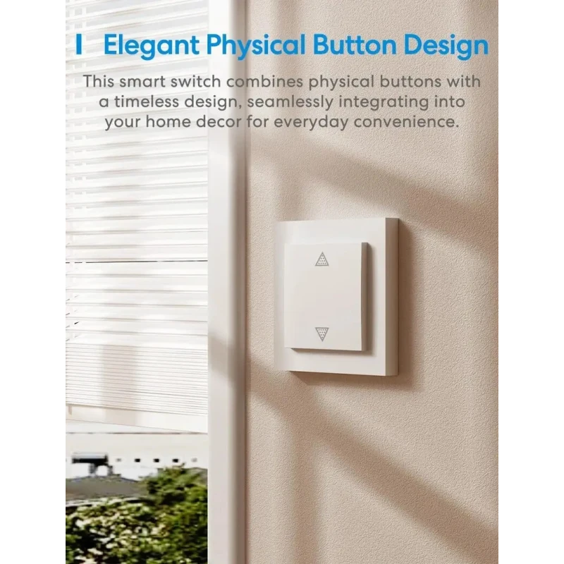 Meross Smart Wi-Fi Žalúziový Vypínač, MRS105MA