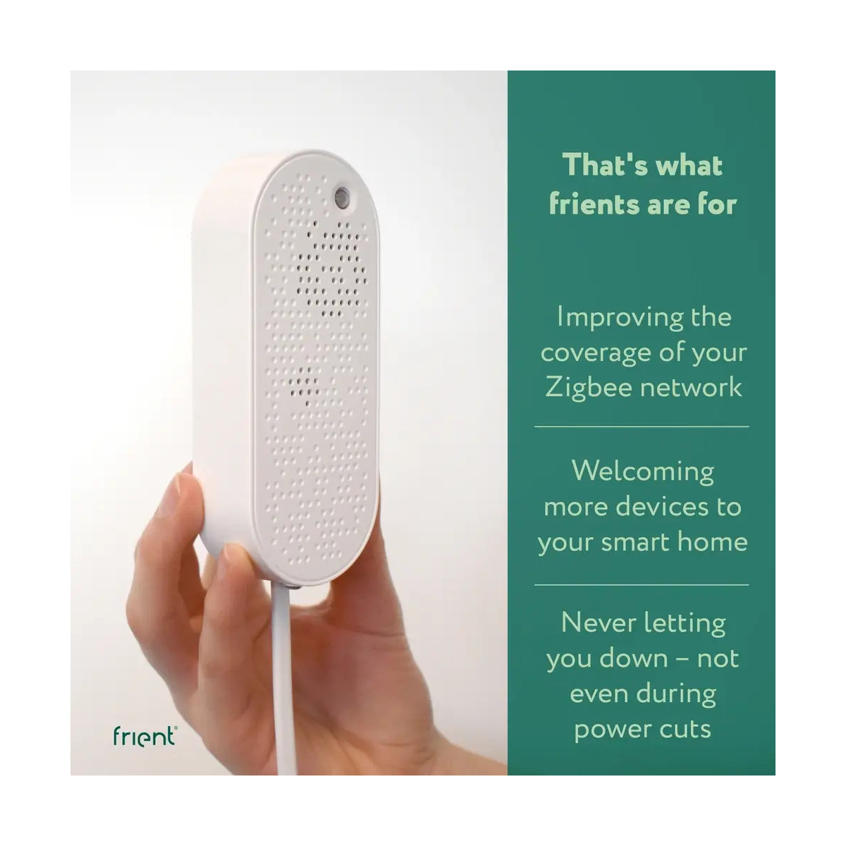 frient Zigbee Range Extender (REXZB-111), Zigbee rozširovač signálu