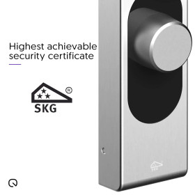 LOQED Touch Smart Lock Stainless Steel - Elektronický zámok