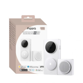 AQARA Doorbell Camera Hub G410 Select (CH-C09DW), Biely - inteligentný videozvonček s hubom