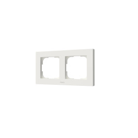 AQARA Switch Frame H2 EU (2-gang) (FE-X01D), Biely - dvojrámik pre AQARA H2 vypínače