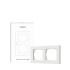 AQARA Switch Frame H2 EU (2-gang) (FE-X01D), Biely - dvojrámik pre AQARA H2 vypínače