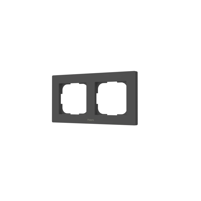 AQARA Switch Frame H2 EU (2-gang) (FE-X01DG), Sivý - dvojrámik pre AQARA H2 vypínače