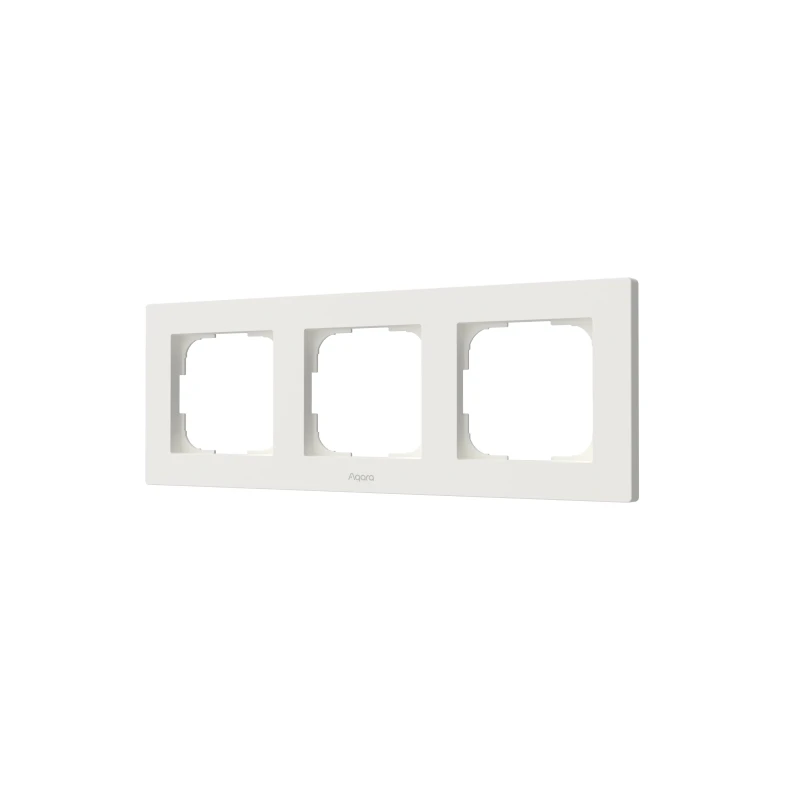 AQARA Switch Frame H2 EU (3-gang) (FE-X02D), Biely - trojrámik pre AQARA H2 vypínače