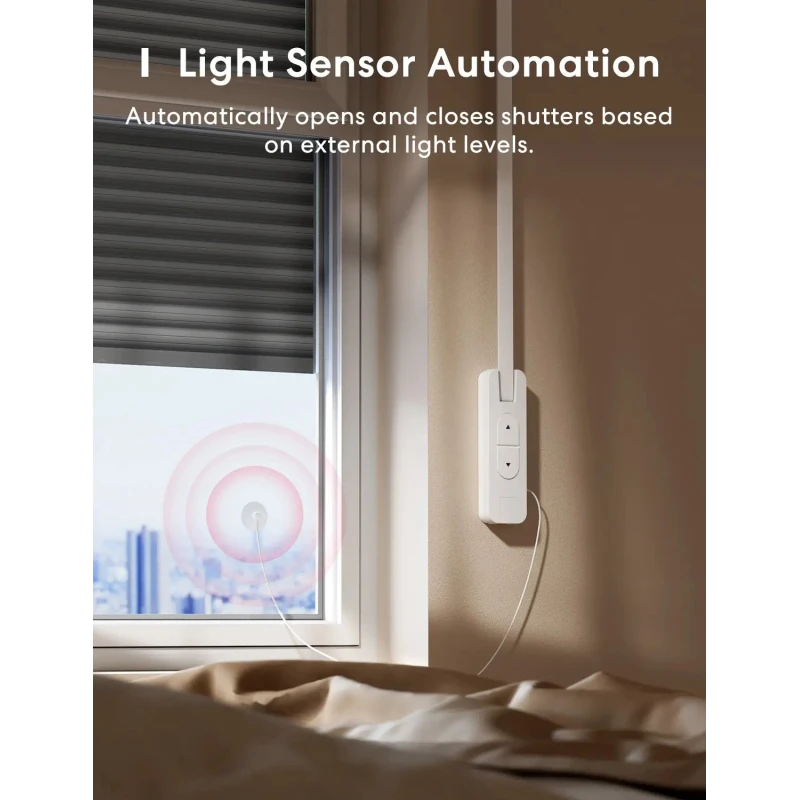 Meross Matter Smart Wi-Fi navíjač pásu na rolety, MRS200MA
