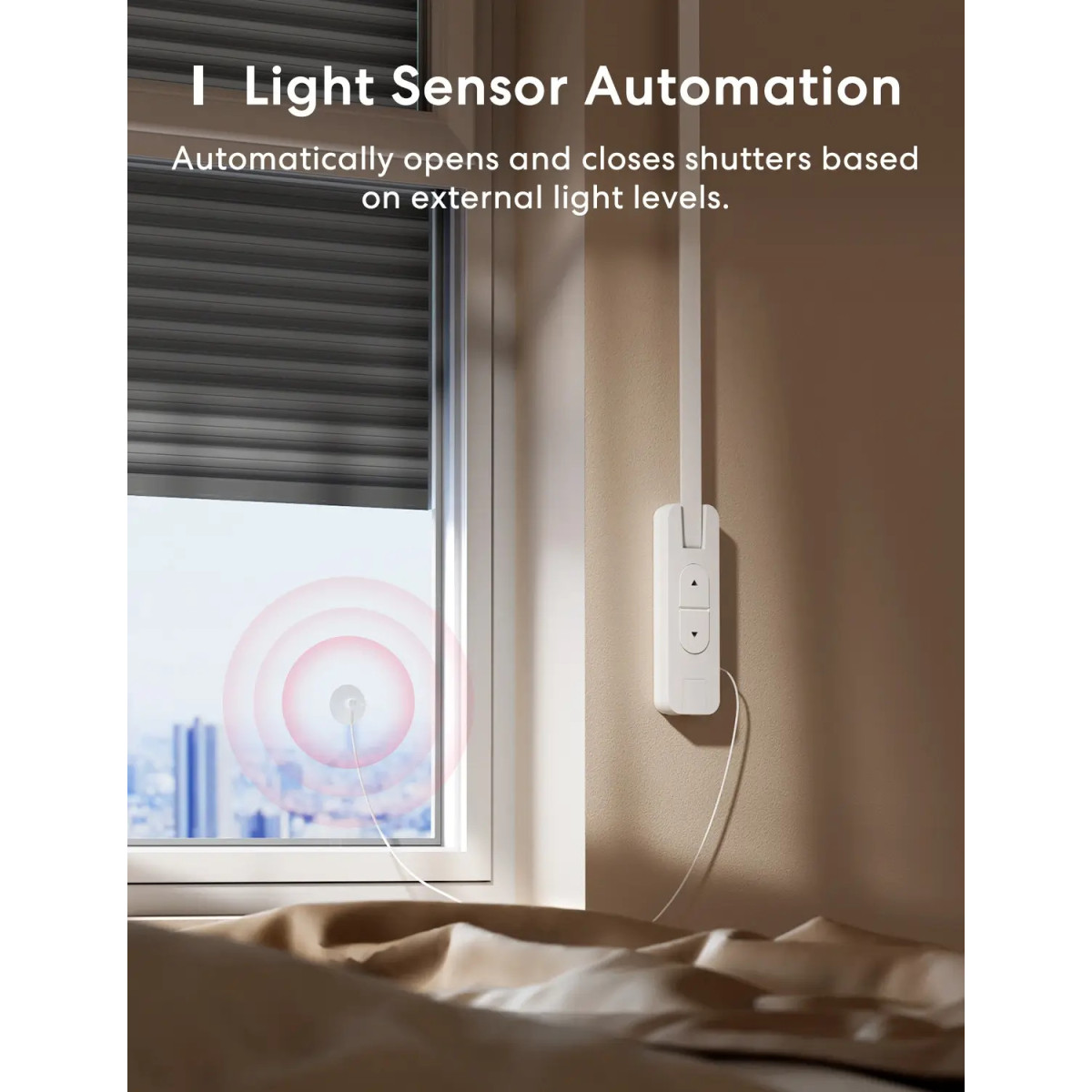 Meross Matter Smart Wi-Fi Roller Shutter Belt Winder, MRS200MA