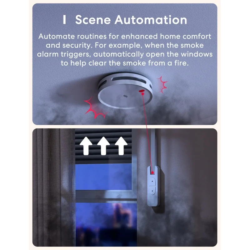 Meross Matter Smart Wi-Fi navíjač pásu na rolety, MRS200MA