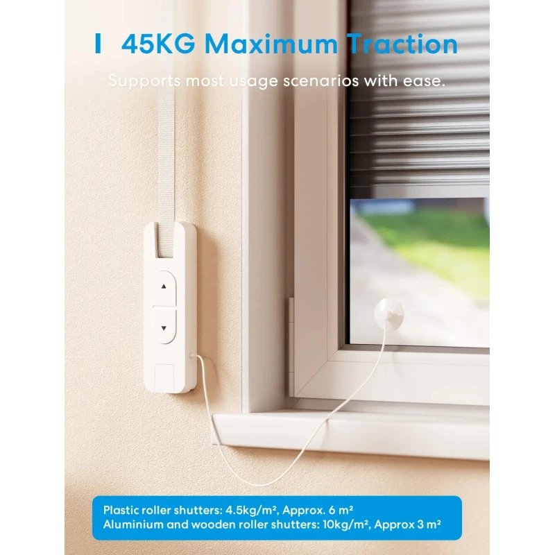 Meross Matter Smart Wi-Fi navíječ pásu na rolety, MRS200MA