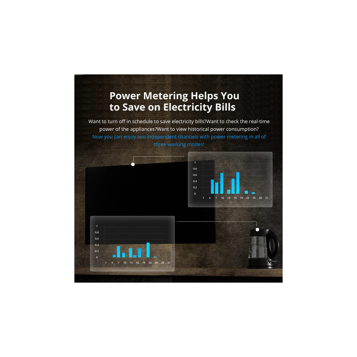 SONOFF DUALR3 Wi-Fi smart spínač s 2 relé a s meraním spotreby