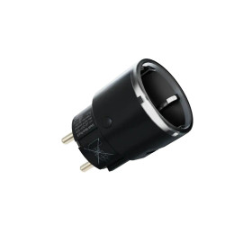 Shelly Wave Plug S LR Čierna - inteligentná zásuvka s meraním spotreby (Z-Wave Long Range)