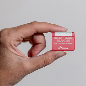 Shelly Wave 1PM Mini LR - spínací modul s meraním spotreby 1x 8A (Z-Wave Long Range)