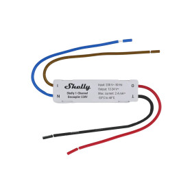 Shelly 1-Channel Decoupler 230V - modul na prepojenie AC vypínačov s DC zariadeniami