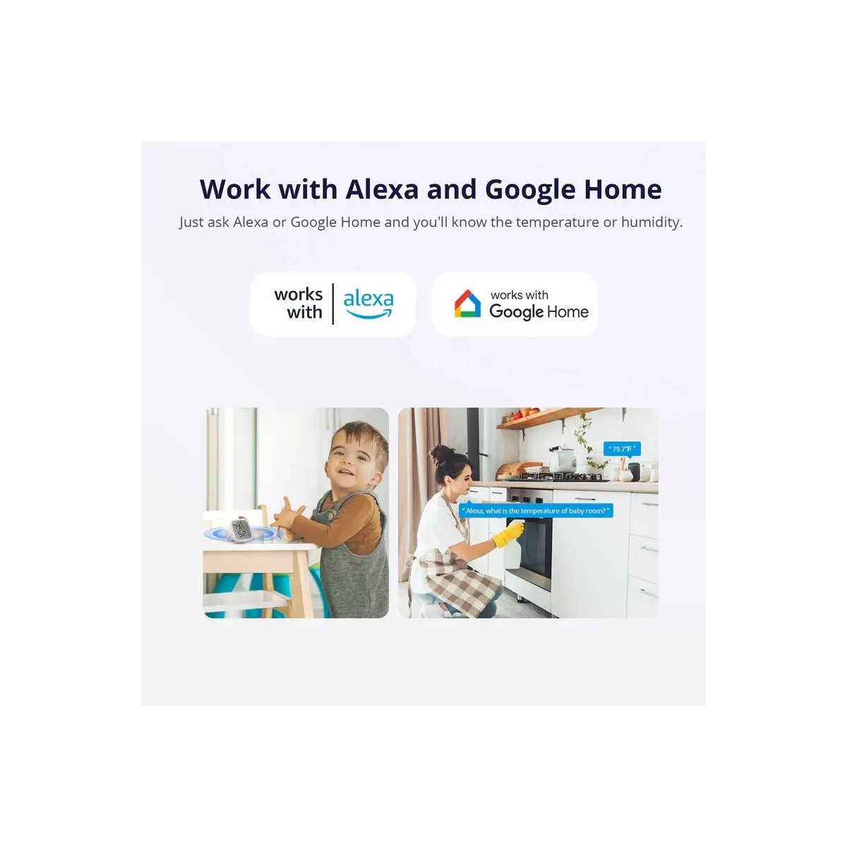 SONOFF SNZB-02D Zigbee LCD inteligentný snímač teploty a vlhkosti