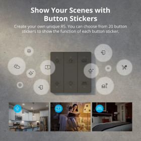 SONOFF SwitchMan R5 ovládač scén, Biely