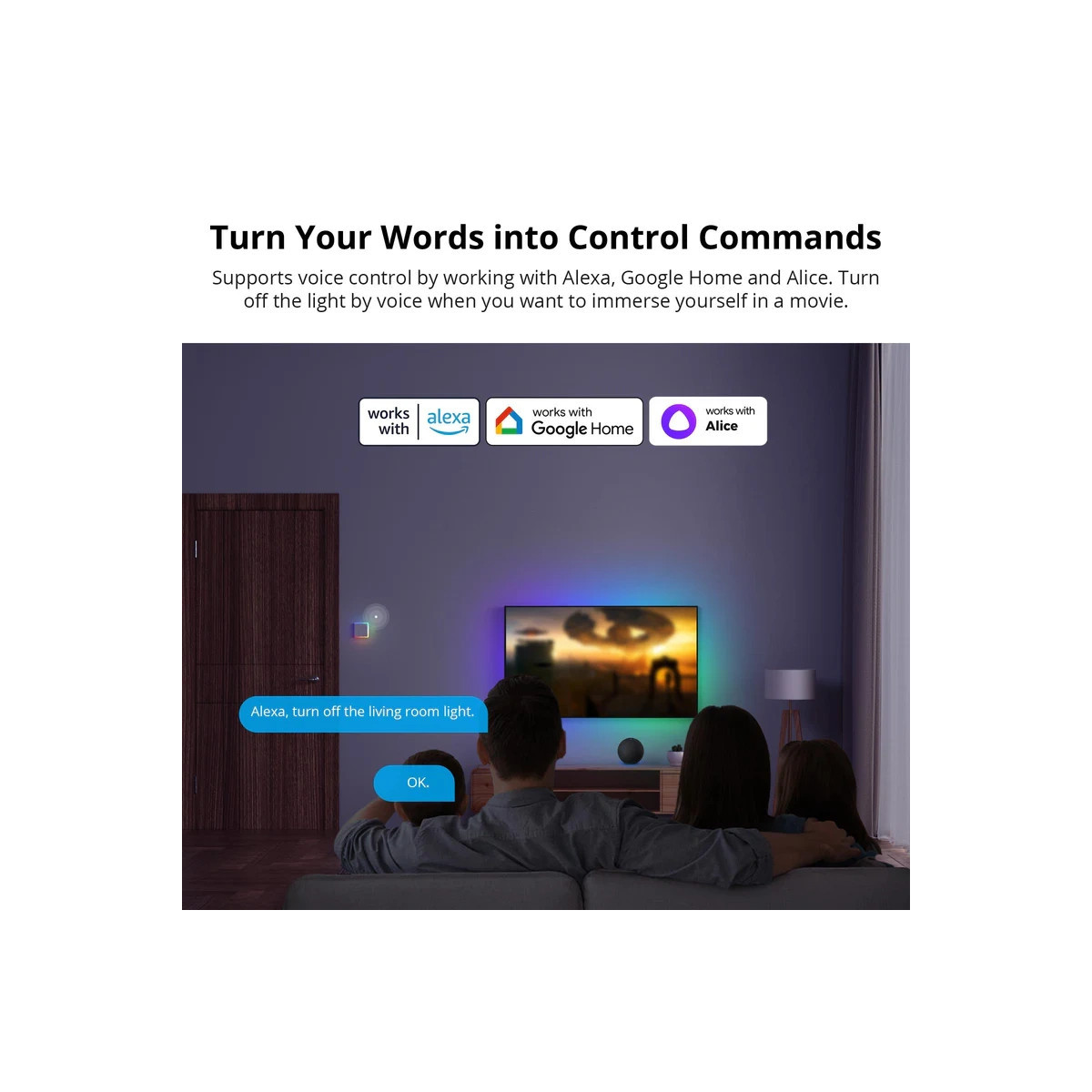 SONOFF TX Ultimate Wi-Fi Smart dotykový nástenný vypínač, 2-tlačidlá, 86 mm (EU typ)