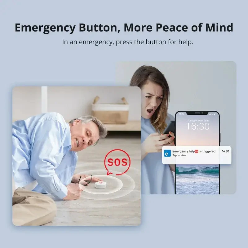 SONOFF SNZB-01P Zigbee bezdrôtové tlačidlo