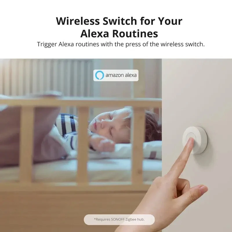 SONOFF SNZB-01P Zigbee bezdrôtové tlačidlo