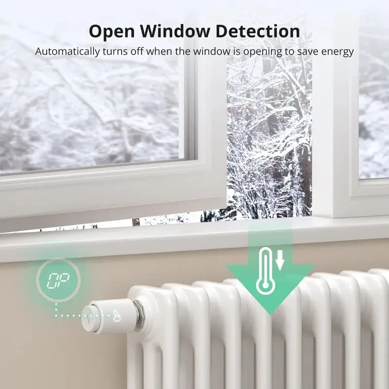 SONOFF TRVZB Zigbee Termostatický Radiátorový Ventil