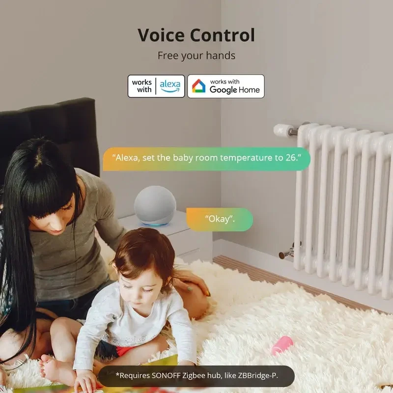 SONOFF TRVZB Zigbee Termostatický Radiátorový Ventil