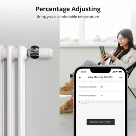 SONOFF TRVZB Zigbee Termostatický Radiátorový Ventil