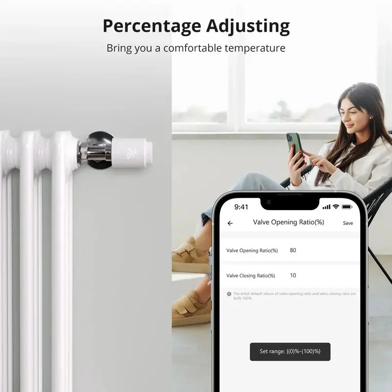 SONOFF TRVZB Zigbee Termostatický Radiátorový Ventil