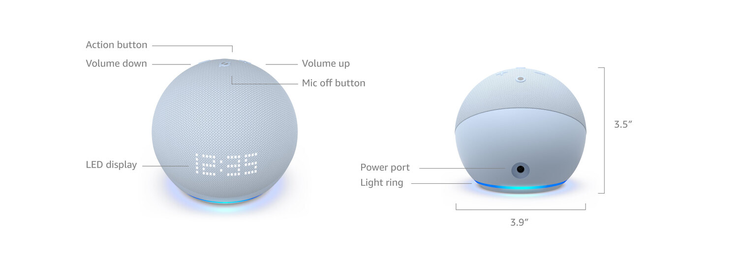 Amazon Echo Dot 5.generácie Glacier White