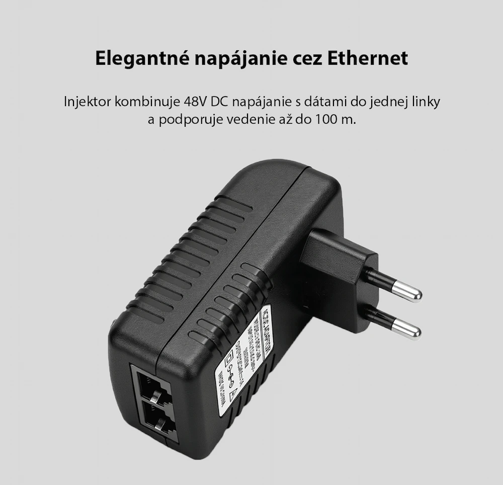 SMLIGHT 48V PoE injektor pre čistú a stabilnú sieť