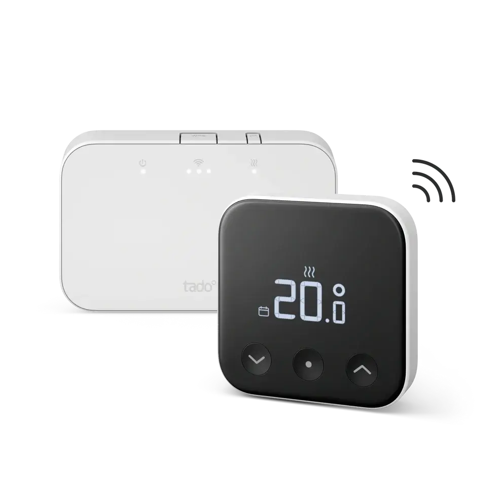 tado Wireless Smart Thermostat X - Starter Kit, sada bezdrôtového termostatu a prijímača