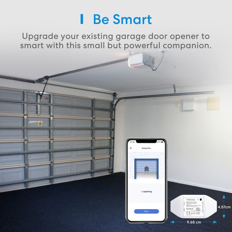 Meross Smart Wi-Fi otvárač garážových brán, MSG100HK (verzia EÚ)